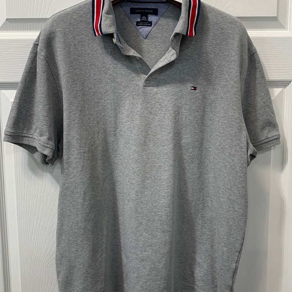Tommy Hilfiger grey polo